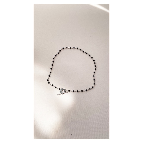 Pretty Bird Toggle Silver & Black choker - Picture 5 of 10